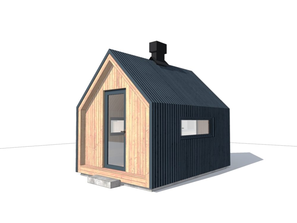 Современный гриль домик в архитектурном стиле Минимализм "Шеффилд" фото 4