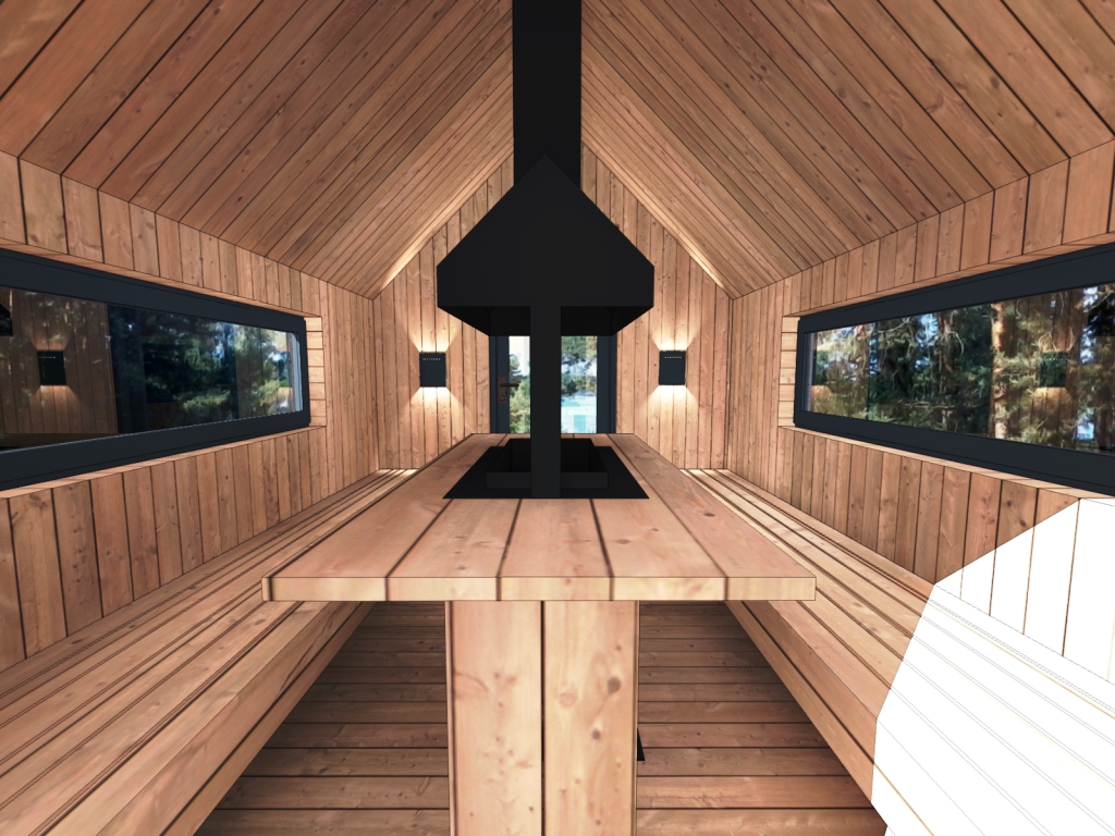 Современный гриль домик в архитектурном стиле Минима6изм "Шеффилд" фото 6